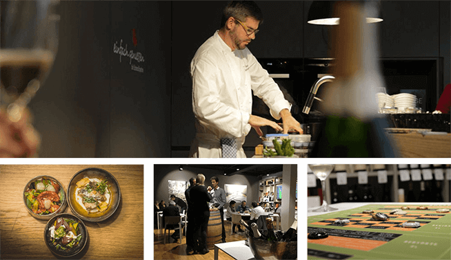 Kommunikative Küchenparty mit Weinroulette Kommunikative Küchenparty mit Weinroulette